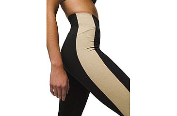 Image of prAna Heavana Hot Spell Legging - Womens, Black / Cliffside Heather, L, 2057281-003-L