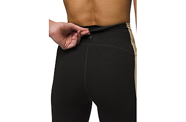 Image of prAna Heavana Hot Spell Legging - Womens, Black / Cliffside Heather, L, 2057281-003-L