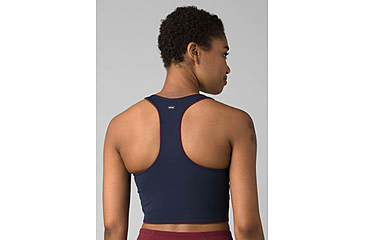 Image of prAna Momento Crop Top - Womens, Maroon/Nautical, Large, 1963231-601-L