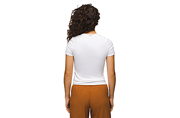 Image of prAna Foundation Rib Tee - Womens, White, XS, 1970821-100-XS