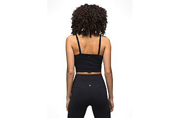 Image of prAna Chakara Crop Top - Womens, Black, Small, 1972231-001-S