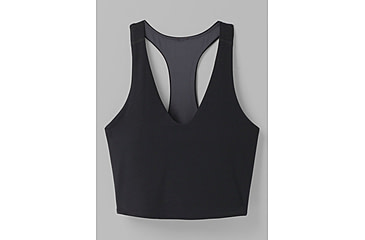 Image of prAna Momento Crop Top - Womens, Large, Black, 1963231-002-L