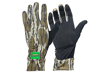 Image of Primos Hunting Stretch Card Gloves - Men's, Mossy Oak Bottomland, One Size, PS6678