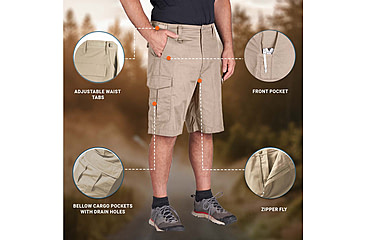 Image of Propper BDU 2.0 Cargo Shorts, Khaki, Extra Large, F52626F250XL