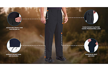 Image of Propper BDU Zipper Fly Trouser - Mens, Dark Navy, Medium, Large, F520538405M3