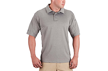 Image of Propper EDGETEC Polo - Mens, Heather Grey, 2XL, F58025M0232XL
