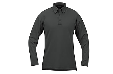 Image of Propper I.C.E. Performance Polo Long Sleeve - Mens, Charcoal, 6XL, F5315720156XL