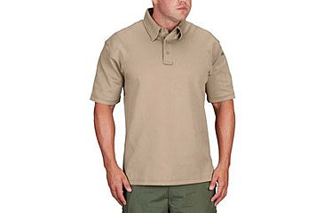 Image of Propper I.C.E. Performance Short Sleeve Polo - Mens, Silver Tan, 4XL, F5341722264XL
