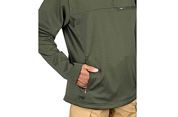 Image of Propper Kinetic Quarter Zip Pullover, Olive, 5XL, F5432043305XL