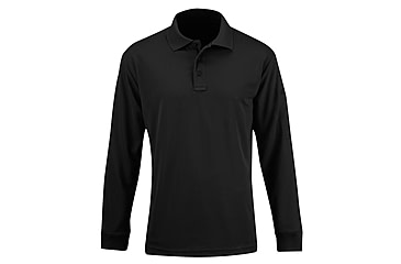 Image of Propper Long Sleeve Uniform Polo - Mens, Black, 5XL, F53564C0015XL