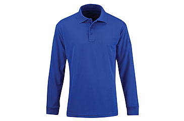Image of Propper Long Sleeve Uniform Polo - Mens, Cobalt, 8X Large, F53564C4528XL