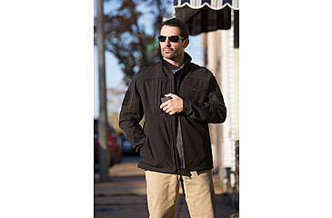 Image of Propper Mens BA Softshell Jacket Black 4XL Reg F54280X0014XL2