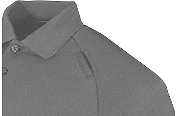 Image of Propper Raglan Long Sleeve Utility Polo - Mens, Charcoal, S, F531301015S