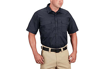 Image of Propper RevTac Stretch Tactical Short Sleeve Shirt - Mens, LAPD Navy, S, F531405450S