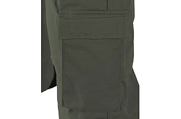 Image of Propper TAC U Trouser, 65/35 Poly/Cotton Battle Rip, 26in Waist, Short, Olive Green