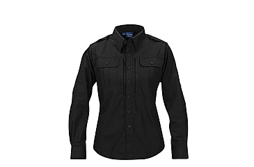 Image of Propper Women's Long Sleeve Tactical Shirt, Size Large, Black F530550001L