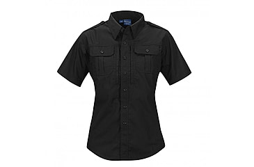 Image of Propper Womens Tactical Shirt-Short Sleeve, Black, Extra Small, F530450001XS