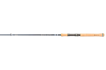 Image of Quantum Myth Spinning Rod, 7ft, 1-PC, Light, Moderate-Fast Rod, HXS30 Graphite Blank, Seaguide Line Guides, Fuji DPS Reel Seat, Cork Handle, Gray/Blue, MTS701L612MF.R2