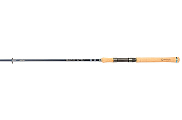Image of Quantum Myth Spinning Rod, 7ft, 1-PC, Medium, Fast Rod, HXS30 Graphite Blank, Seaguide Line Guides, Fuji DPS Reel Seat, Cork Handle, Gray/Blue, MTS701M1017F.R2