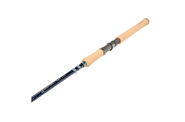 Image of Quantum Myth Spinning Rod, 7ft, 1-PC, Medium-Heavy, Moderate-Fast Rod, HXS30 Graphite Blank, Seaguide Line Guides, Fuji DPS Reel Seat, Cork Handle, Gray/Blue, MTS701MH1220MF.R2