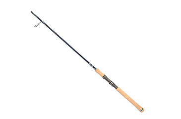 Image of Quantum Myth Spinning Rod, 7ft, 1-PC, Medium-Light, Fast Rod, HXS30 Graphite Blank, Seaguide Line Guides, Fuji DPS Reel Seat, Cork Handle, Gray/Blue, MTS701ML815F.R2