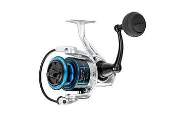 Image of Quantum Strive Spinning Reel and Rod Combo, 8ft, 2-PC, Medium-Heavy, Moderate-Fast Rod, Graphite Composite Blank, SZ 5000 Reel, 4+1 Bearings, 5.6-1 Ratio, Silver/Blue, SV5000802MH1225.P2