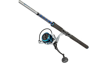 Image of Quantum Strive Spinning Reel and Rod Combo, 7ft, 1-PC, Medium, Fast Rod, Graphite Composite Blank, SZ 5000 Reel, 4+1 Bearings, 5.6-1 Ratio, Silver/Blue, SV5000701M1220.P2