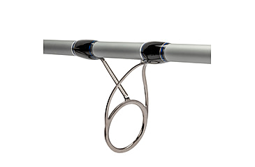 Image of Quantum Strive Spinning Reel and Rod Combo, 10ft, 2-PC, Heavy, Moderate-Fast Rod, Graphite Composite Blank, SZ 8000 Reel, 4+1 Bearings, 4.7-1 Ratio, Silver/Blue, SV8000102H2040.P2