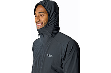 Image of Rab Borealis Hoody - Mens, Beluga, Large, QWS-76-BEL-LRG