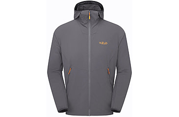 Image of Rab Borealis Hoody - Mens, Graphene, Extra Large, QWS-76-GRH-XLG