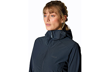 Image of Rab Borealis Hoody - Womens, Beluga, 14/Large, QWS-77-BEL-14