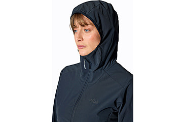 Image of Rab Borealis Hoody - Womens, Beluga, 14/Large, QWS-77-BEL-14