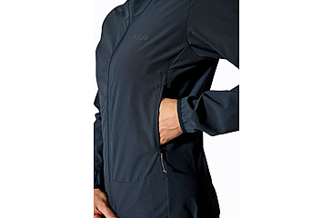 Image of Rab Borealis Hoody - Womens, Beluga, 14/Large, QWS-77-BEL-14