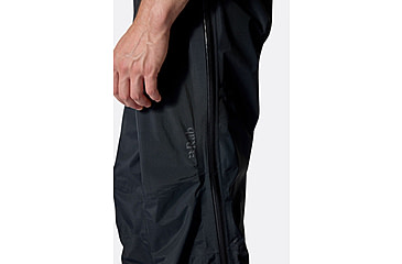 Image of Rab Downpour Mountain Pants - Mens, Black, Extra Large, Regular, QWI-13-BLK-XLG-RG