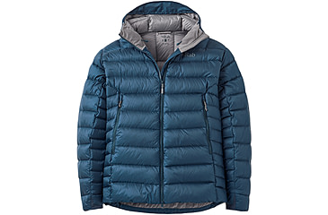Image of Rab Electron Pro Hoody - Men's, Tempest Blue, Medium, QDB-81-TMB-MED