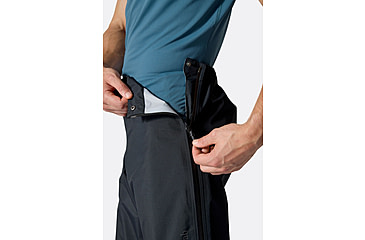 Image of Rab Firewall Mountain Pants - Mens, Black, Medium, Long, QWG-98-BLK-MED-LG