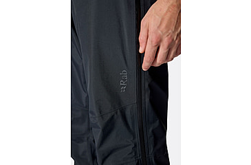 Image of Rab Firewall Mountain Pants - Mens, Black, Medium, Long, QWG-98-BLK-MED-LG