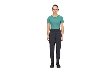 Image of Rab Momentum Pants - Womens, Beluga, 12 Short Leg, QFV-83-BEL-12-SH