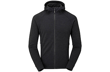 Image of Rab Nexus Hoody - Mens, Black, Small, QFF-70-BLK-SML