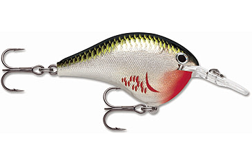 Image of Rapala Dives-To 06 Lure, Bleeding Olive Shiner, DT06BOS