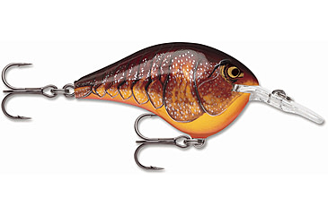 Image of Rapala Dives-To 06 Lure, Dark Brown Crawdad, DT06DCW