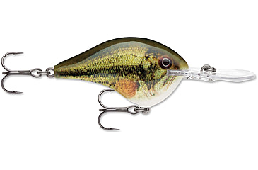 Image of Rapala Dives To 10 Crankbait 2.25ft, 3/5oz, Floating, Live Largemouth Bass, DT10LBL