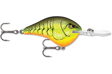 Image of Rapala Dives-To 12 Jig, Chartreuse Rootbeer Crawdad, DT12CRTBC