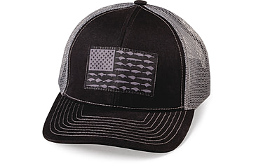 Image of Rapala Mid Pro Cap Flag, Black, RMPC05