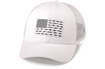 Image of Rapala Mid Pro Cap Flag, White, RMPC04