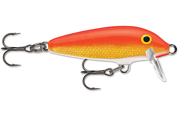 Image of Rapala Original Floater 03 Lure, Gold Fluorescent Red, F03GFR