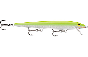 Image of Rapala Original Floater 13 Lure, Silver Fluorescent Chartreuse, F13SFC