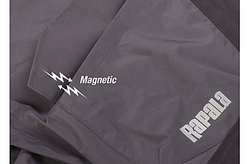 Image of Rapala Rain Pro Bib, Grey Black, XXL, RR1PB-XXL