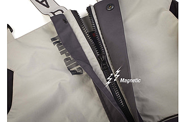 Image of Rapala Rain Pro Bib, Grey Black, XXL, RR1PB-XXL