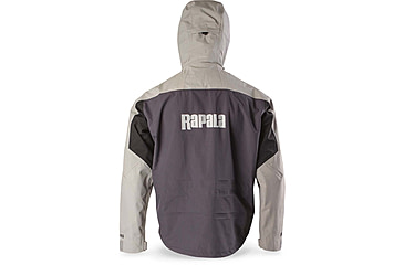 Image of Rapala Rain Pro Jacket, Grey Black, Large, RR1PJ-L